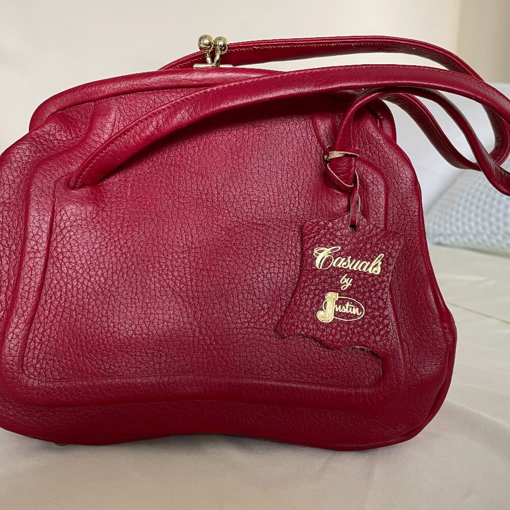 Vintage leather handbag